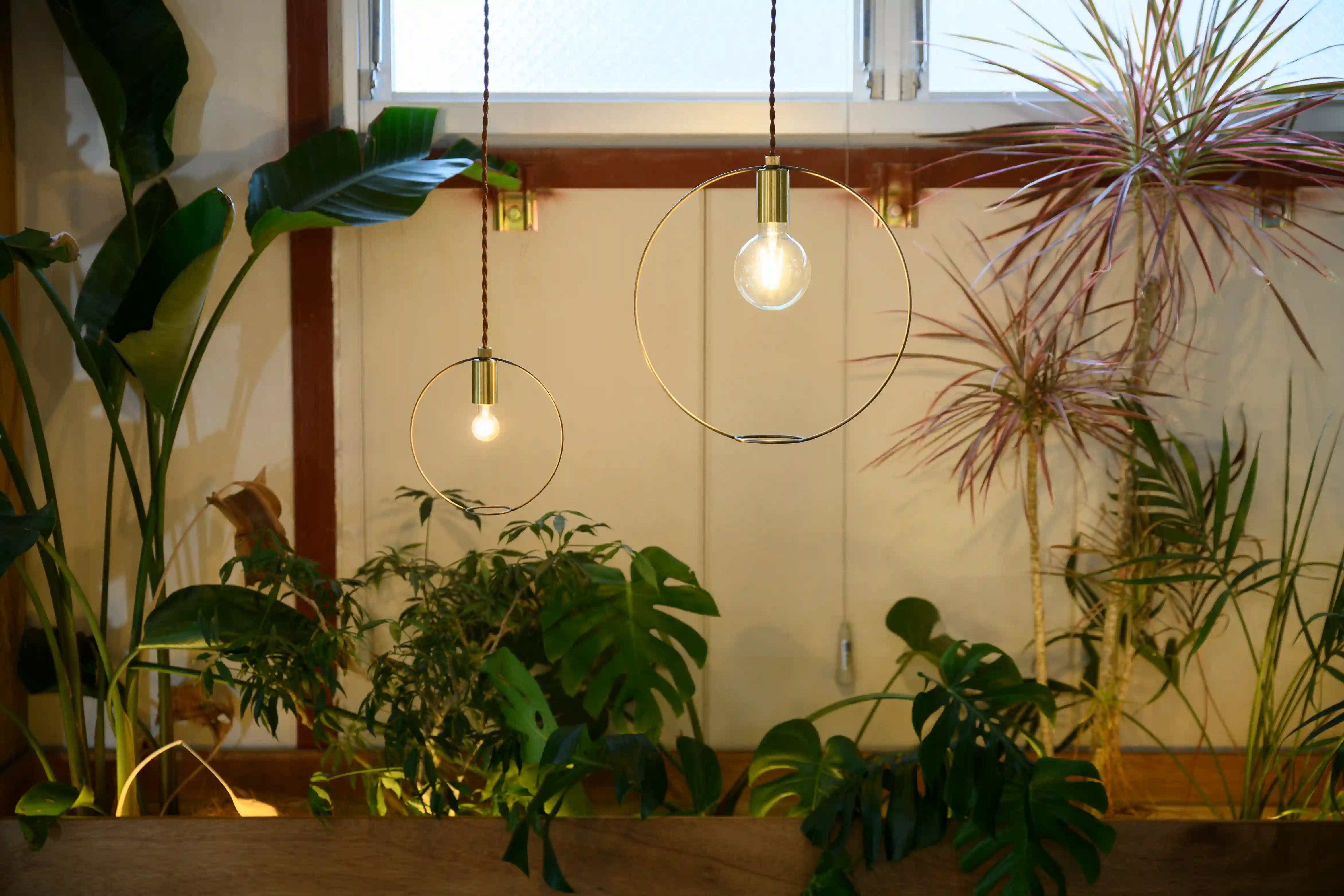 もみじ　04.05 7P BOTANIC HANGING WIRERING LIGHT | スワン電器 | SWAN