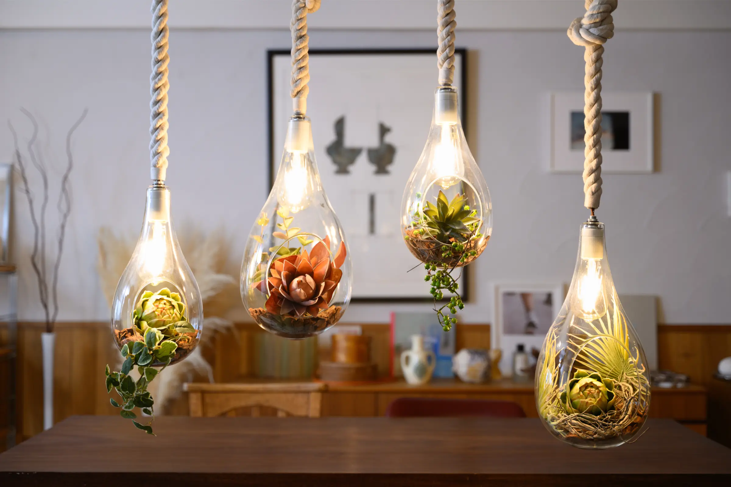 BOTANIC HANGING LIGHT with FAKEGREEN | スワン電器 | SWAN