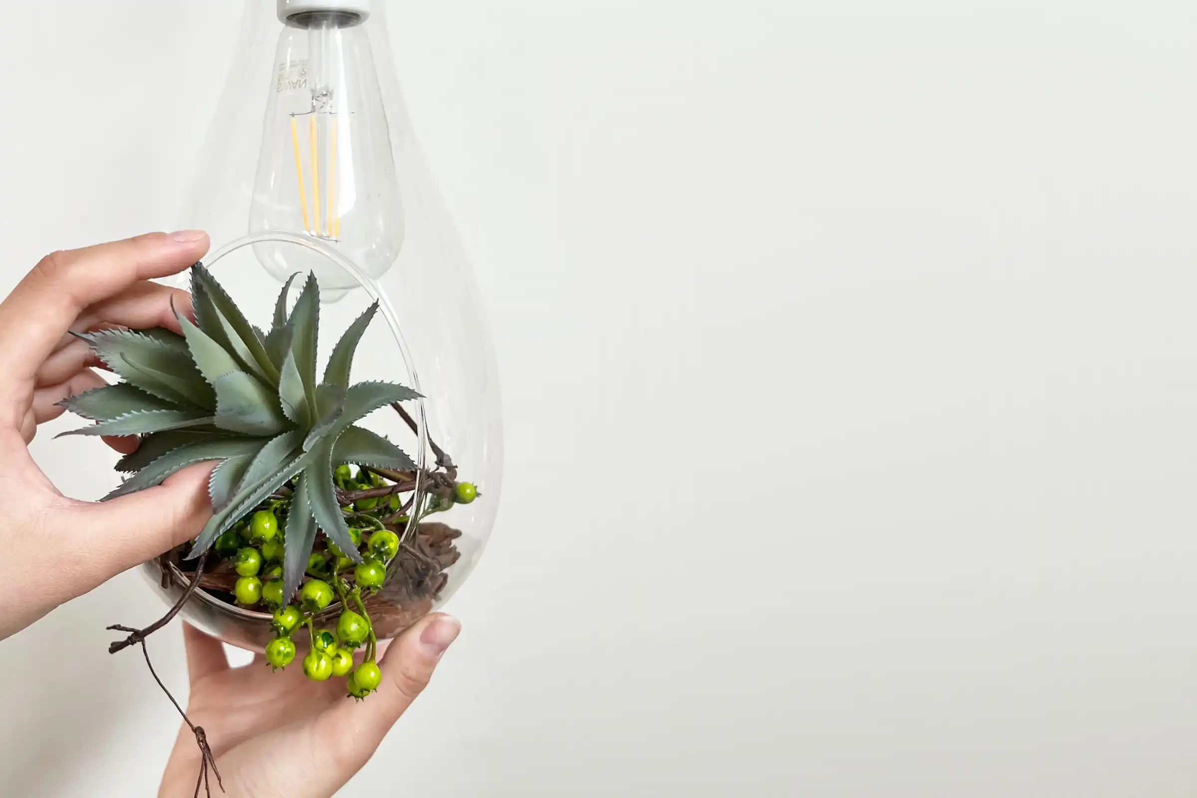 BOTANIC HANGING LIGHT with FAKEGREEN | スワン電器 | SWAN