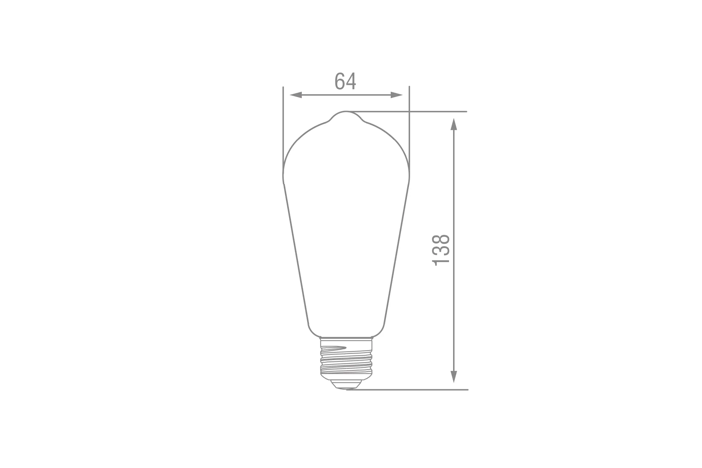 LED SWAN BULB VF EDISON | スワン電器 | SWAN